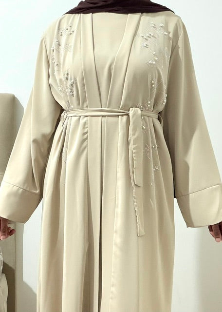 Ensemble Abaya Nour beige