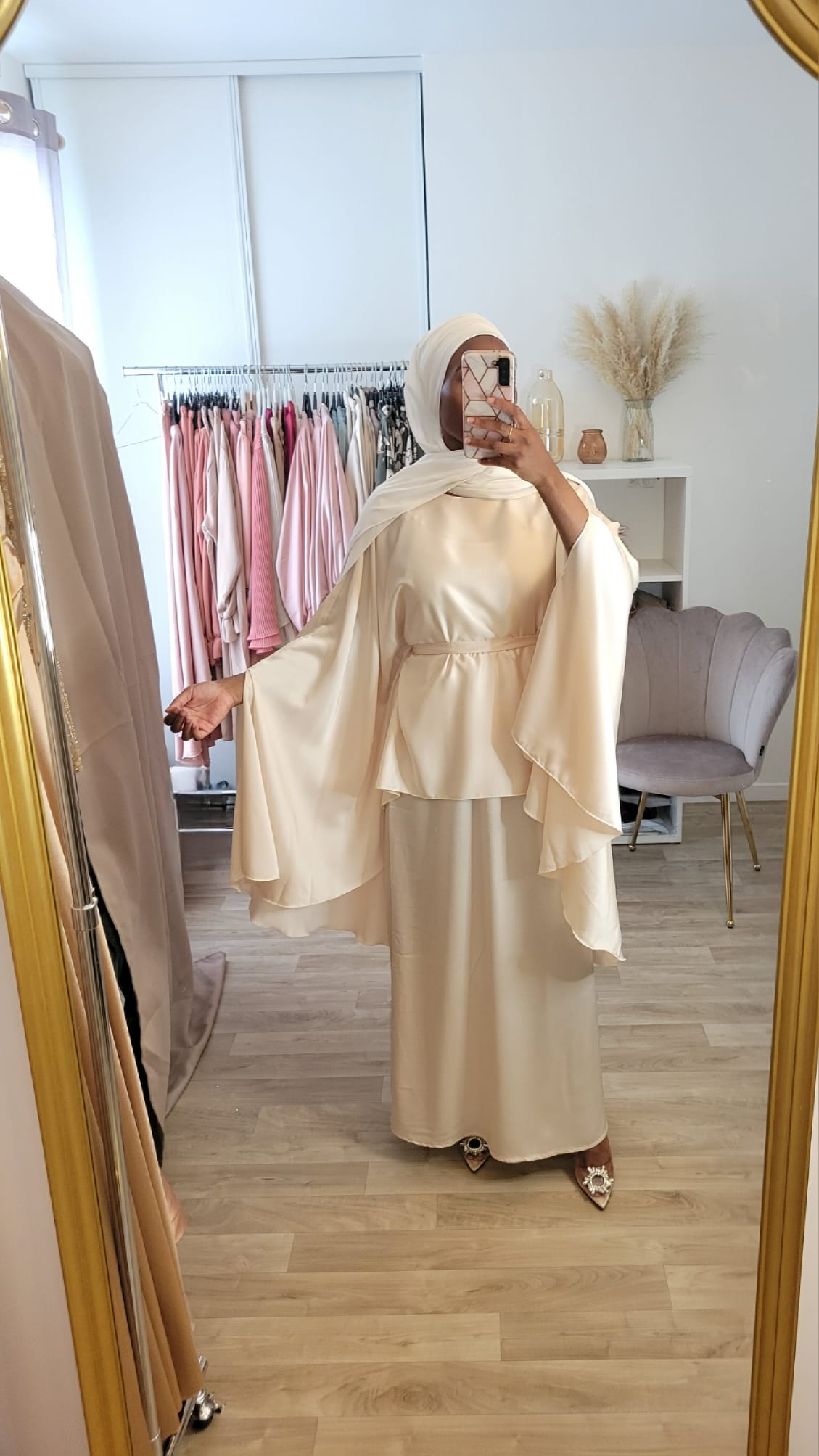 Ensemble Imany Beige crème / Rose Gold