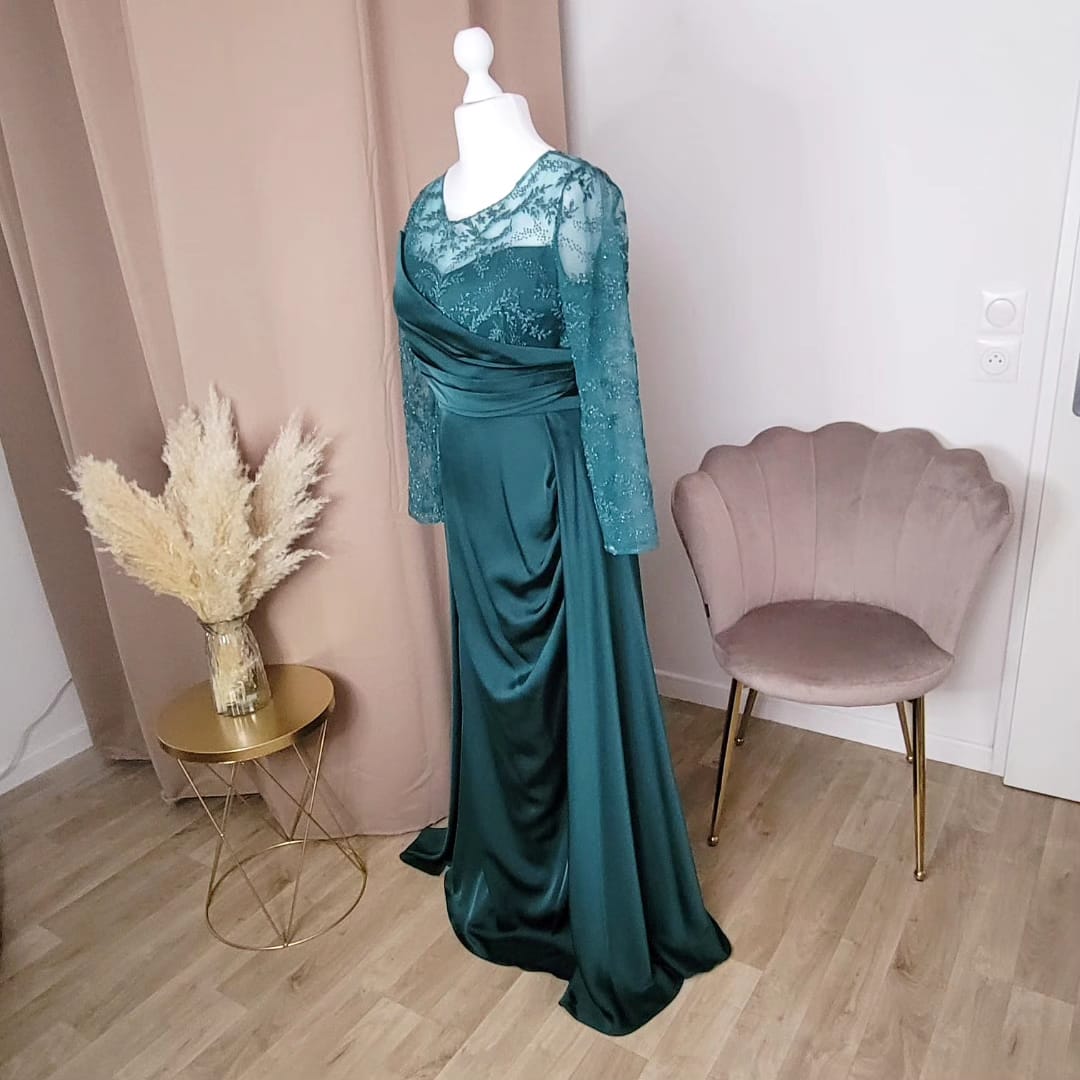Robe Yasmine Vert