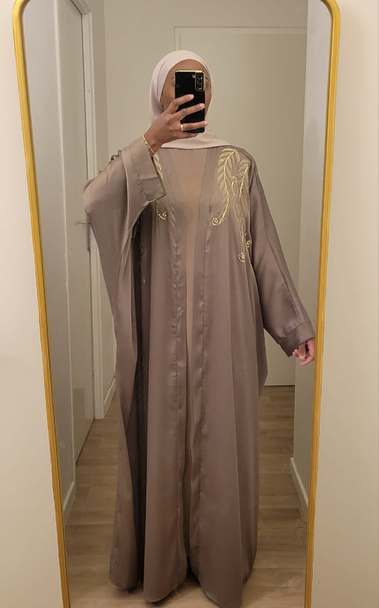 Ensemble Abaya Mayssa Taupe