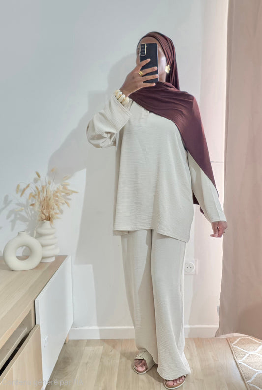 Ensemble Salma beige