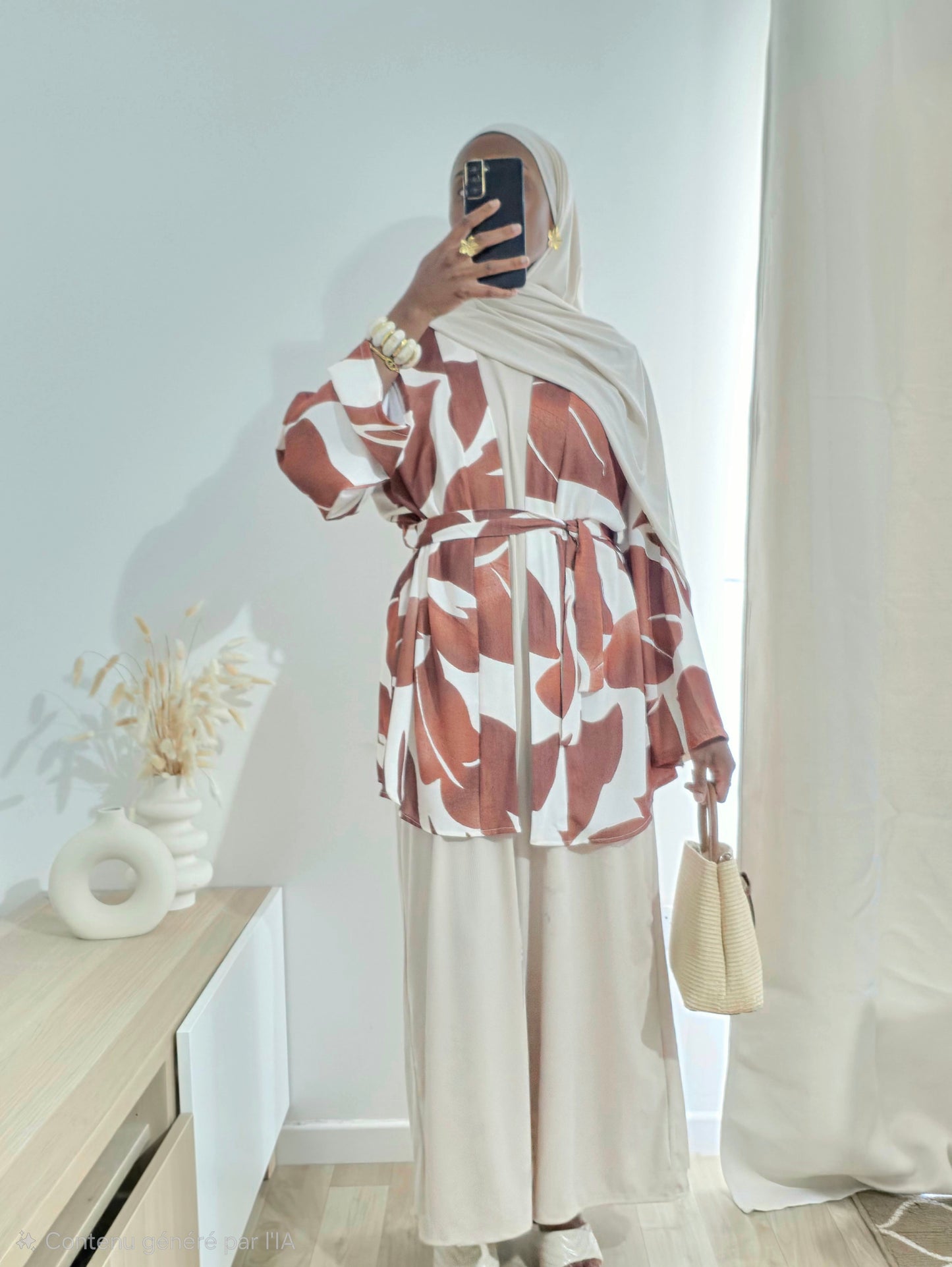 Ensemble robe  Aya Camel