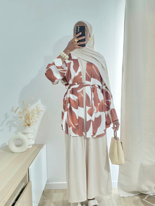 Ensemble robe  Aya Camel