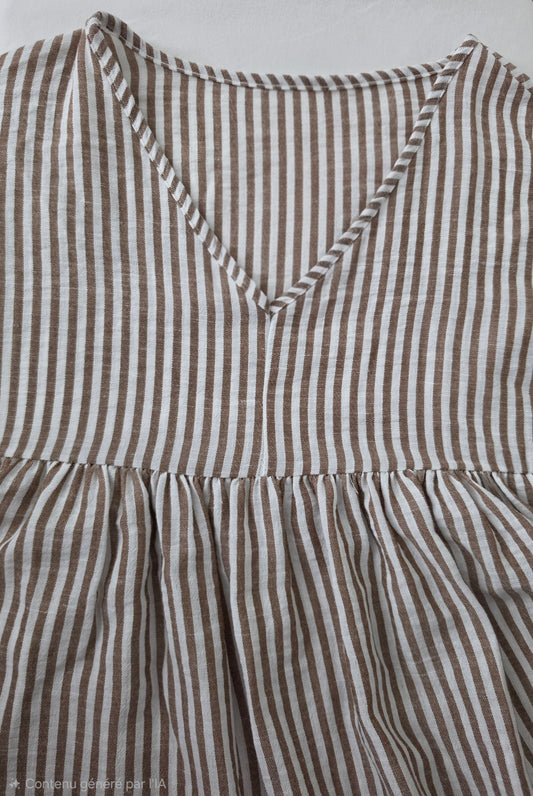 Robe Jade taupe