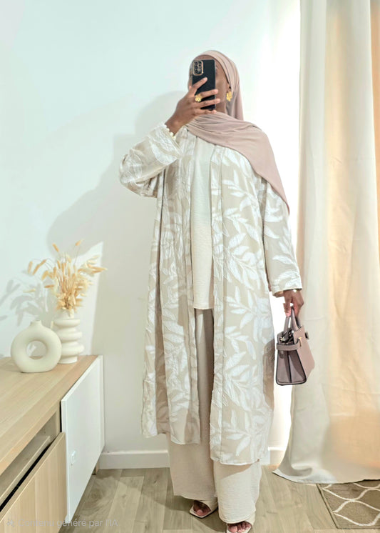 Ensemble 3 pièces Flora Beige