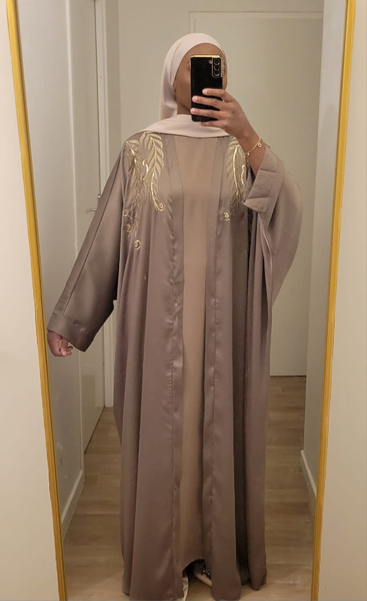 Ensemble Abaya Mayssa Taupe