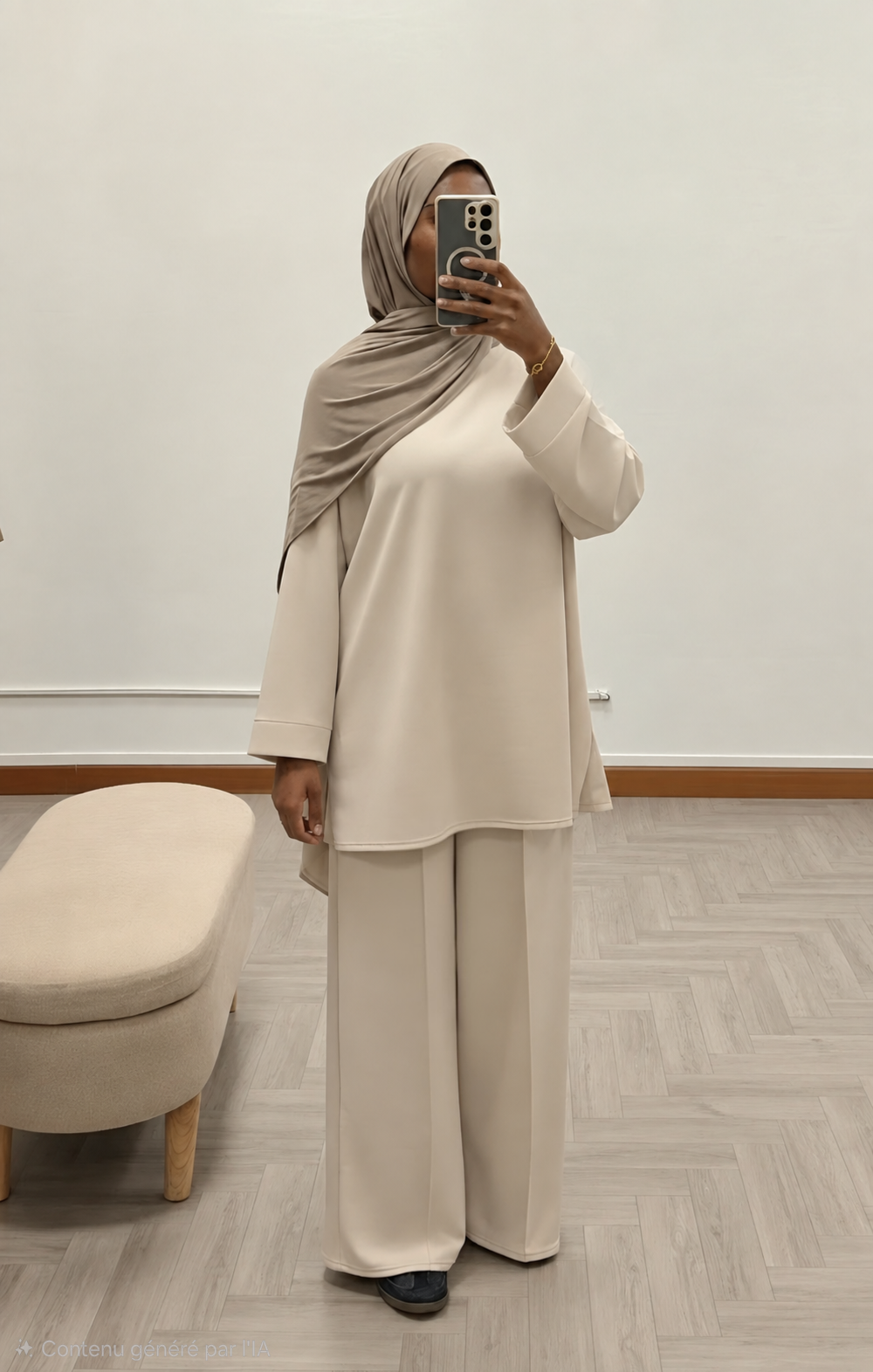 Ensemble confort Shirine beige
